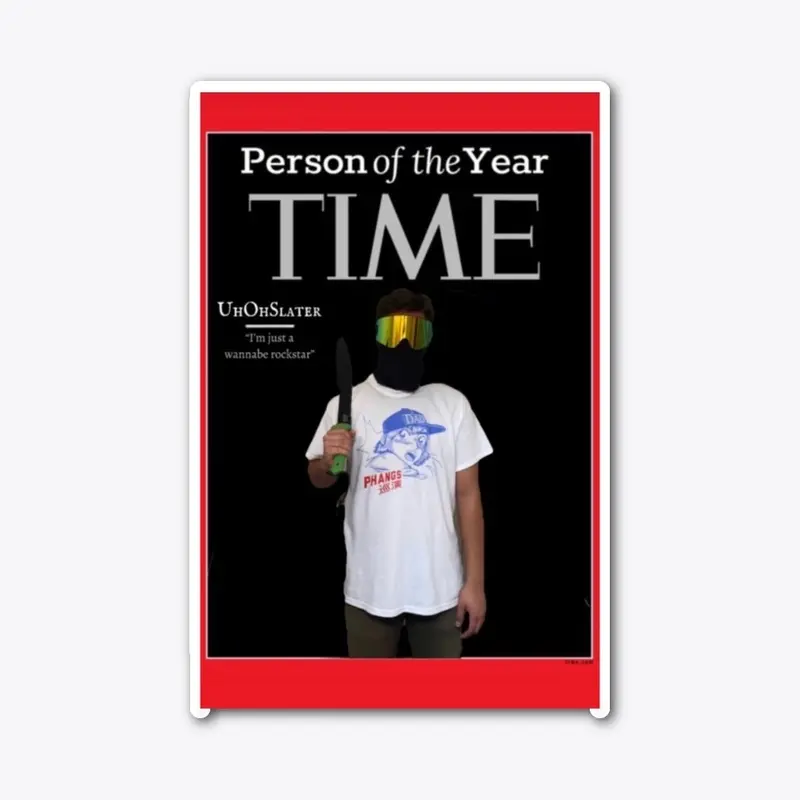 Slater Person of the Year Sticker